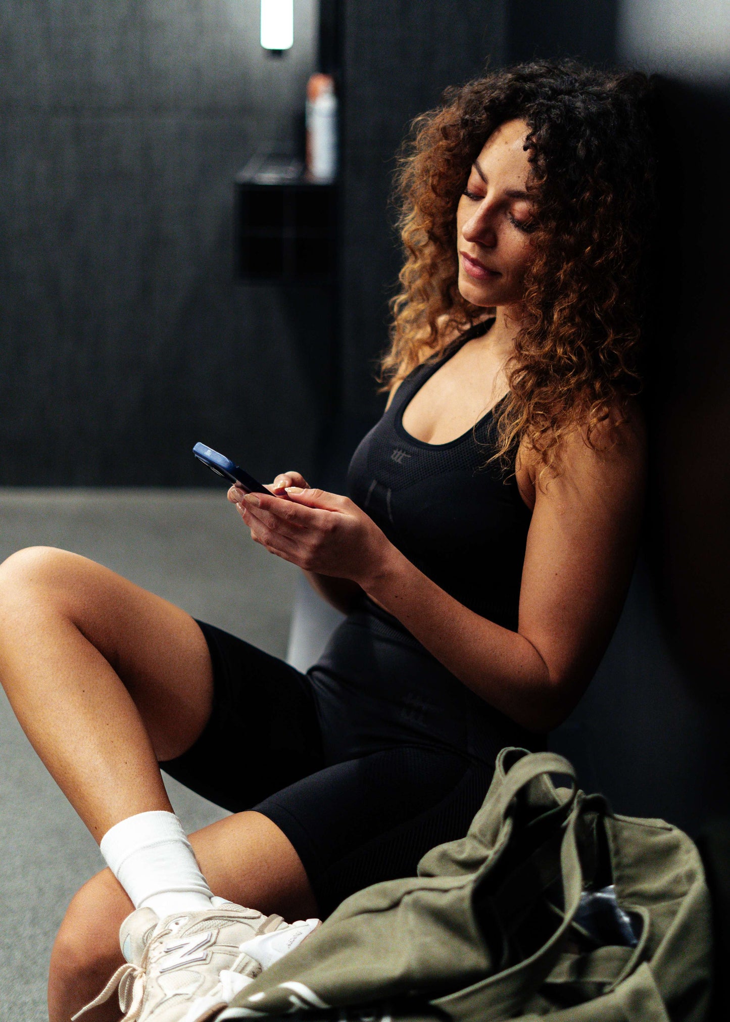 Seamless Sports Bra Black