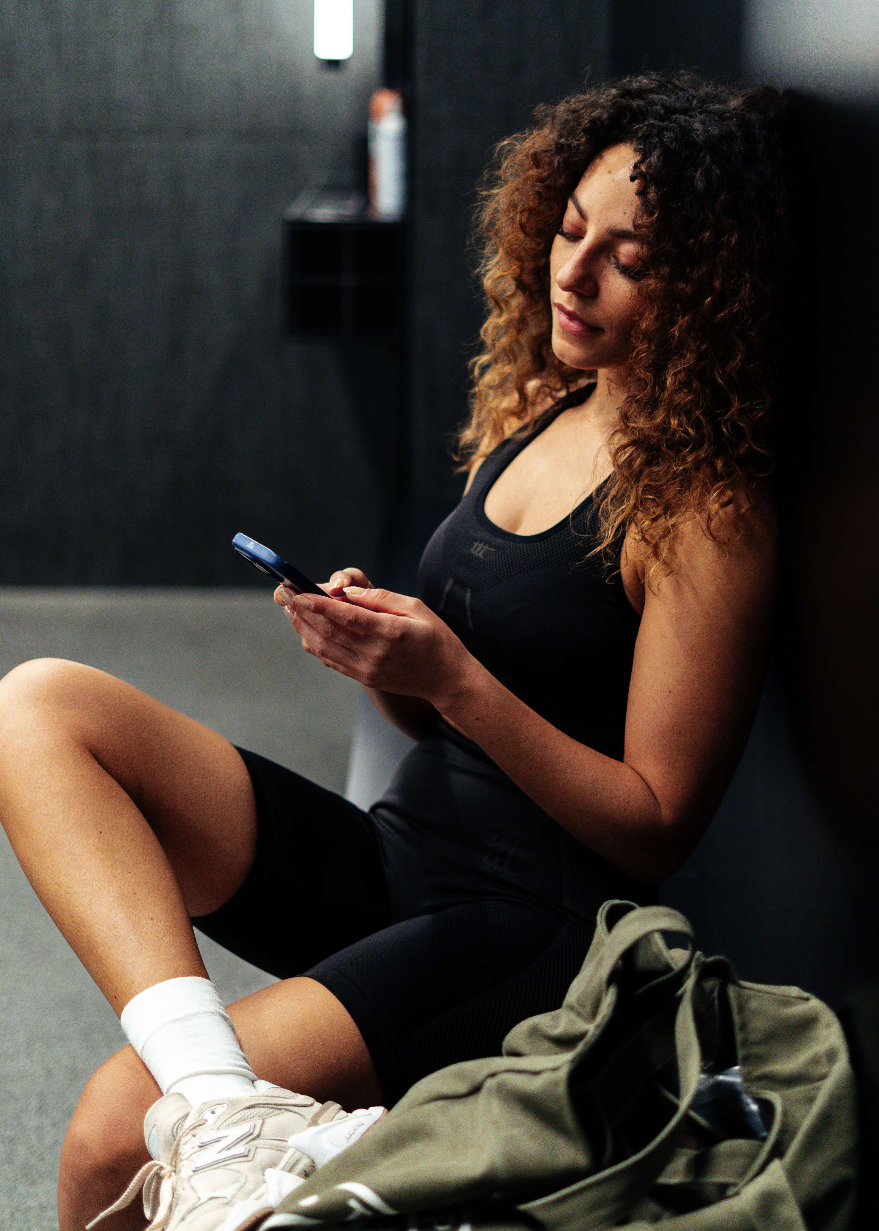 Seamless Sports Bra Black