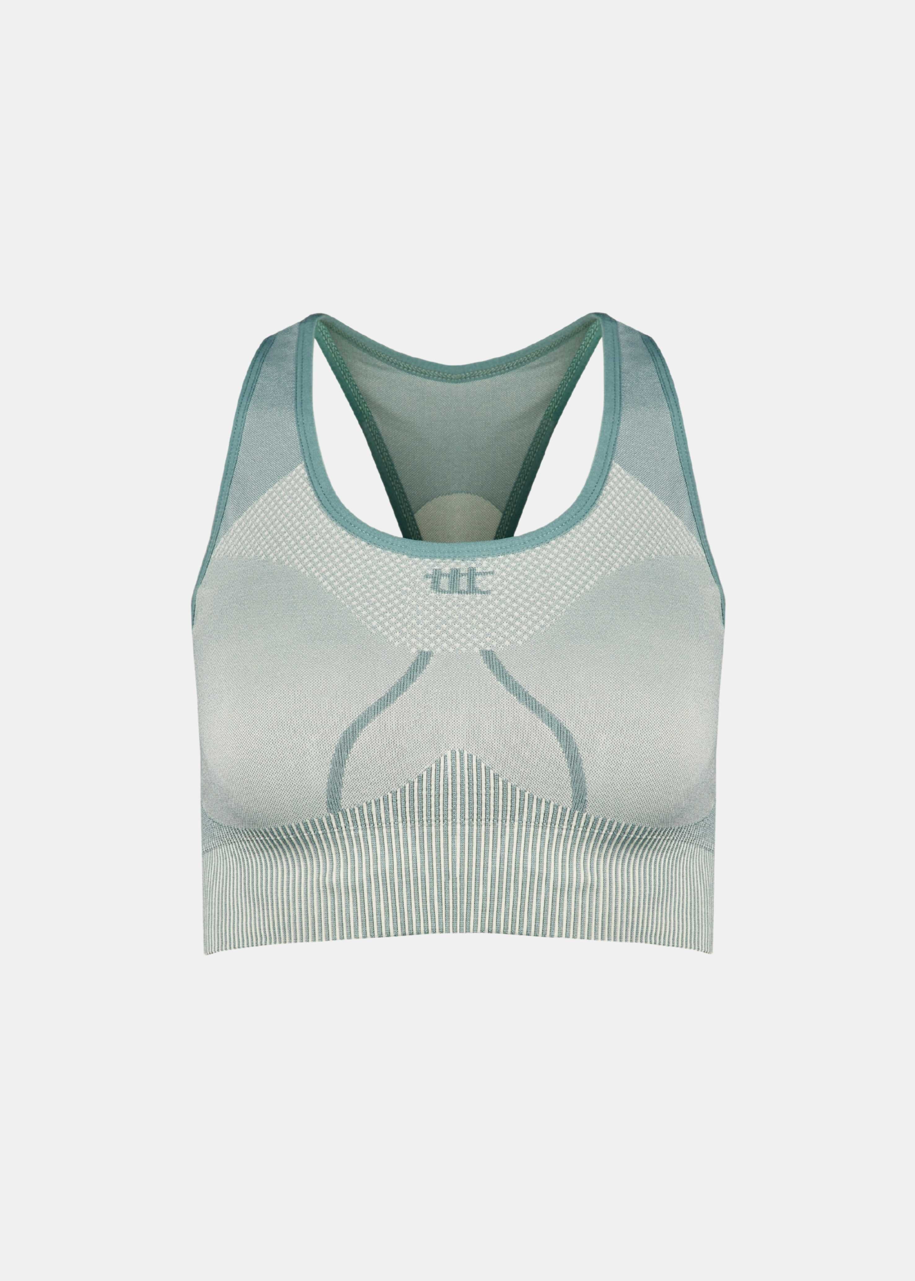 Seamless Sports Bra Slate Blue