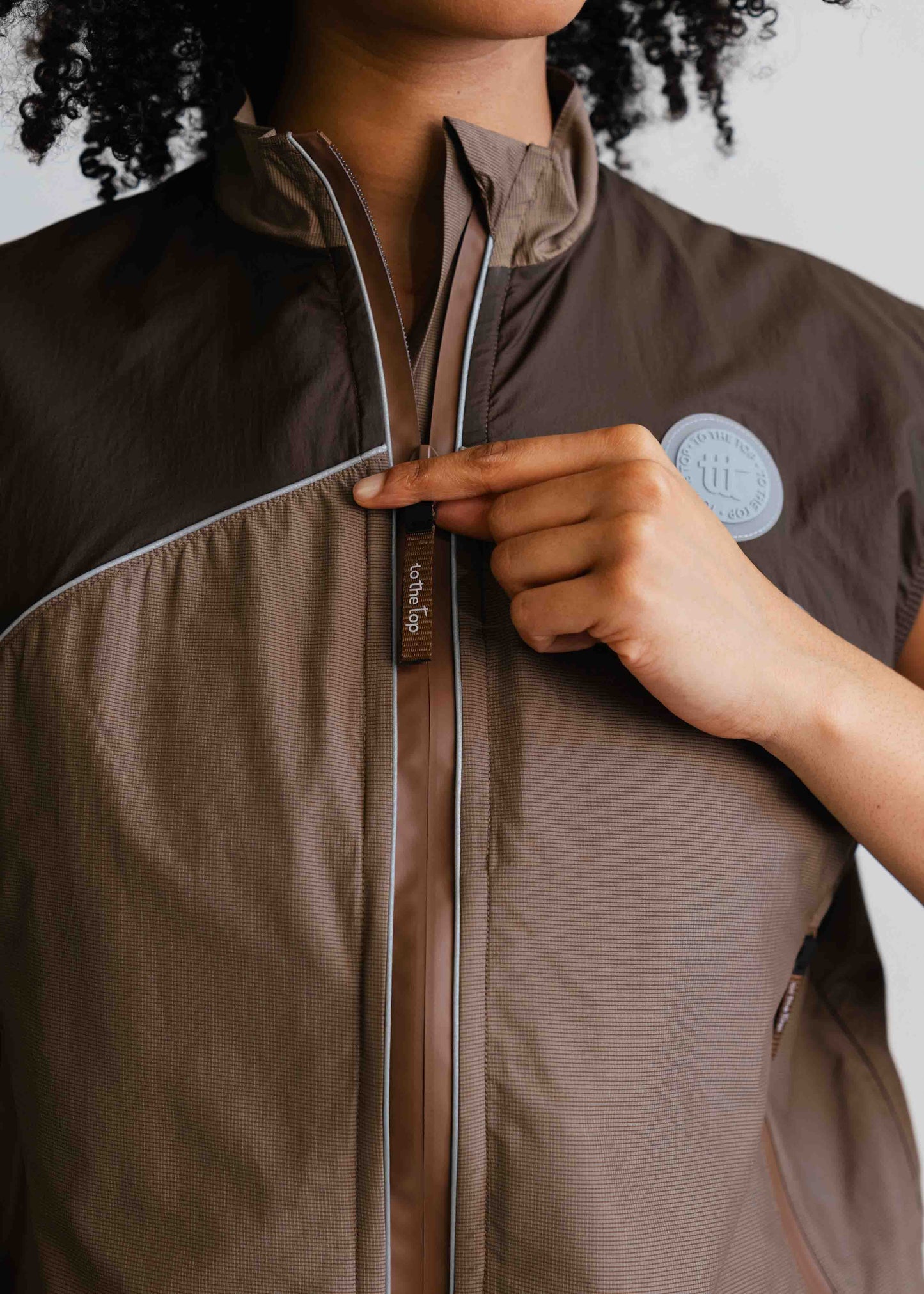 All-Day Vest Light Brown