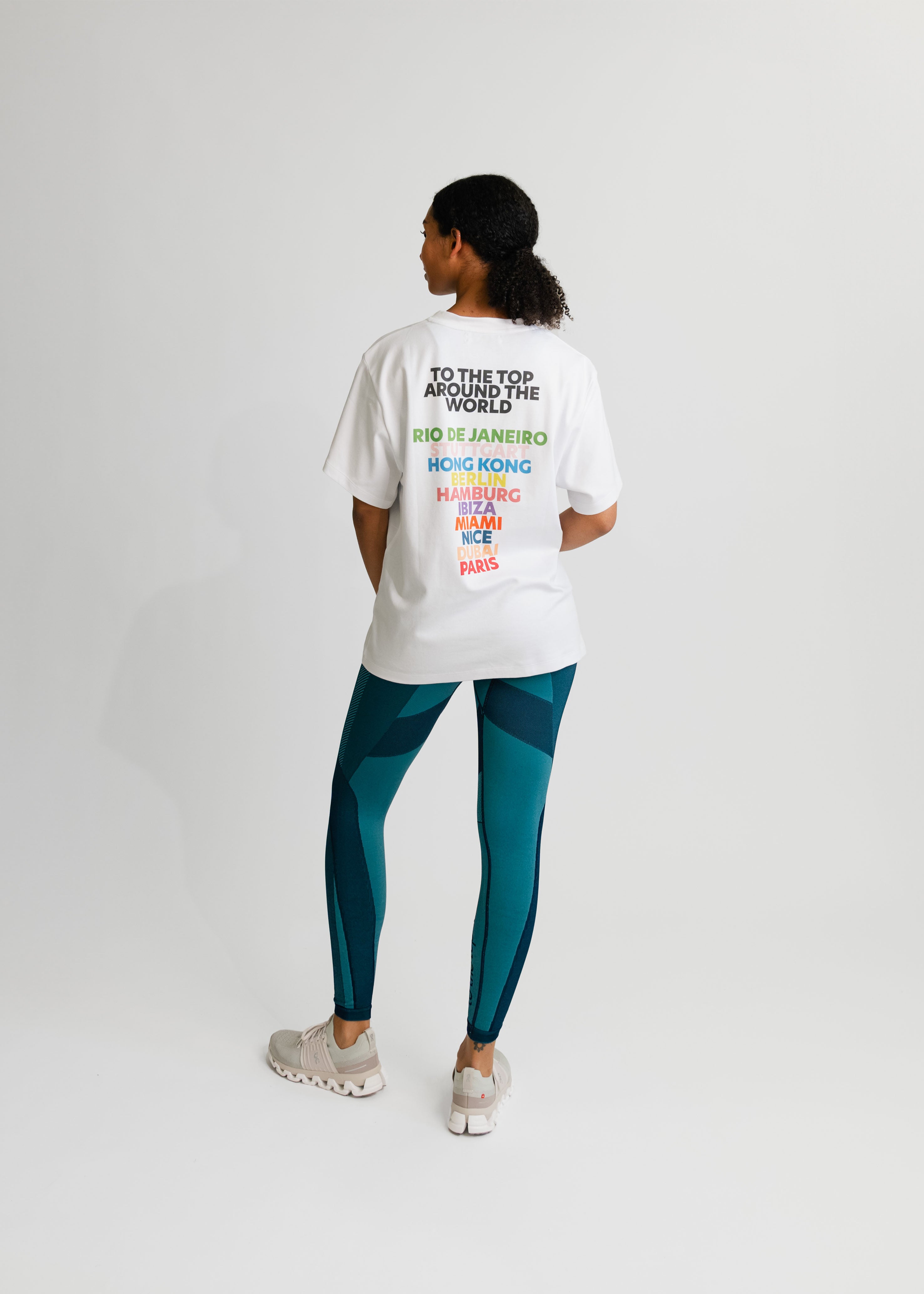 Around The World T-Shirt Unisex White
