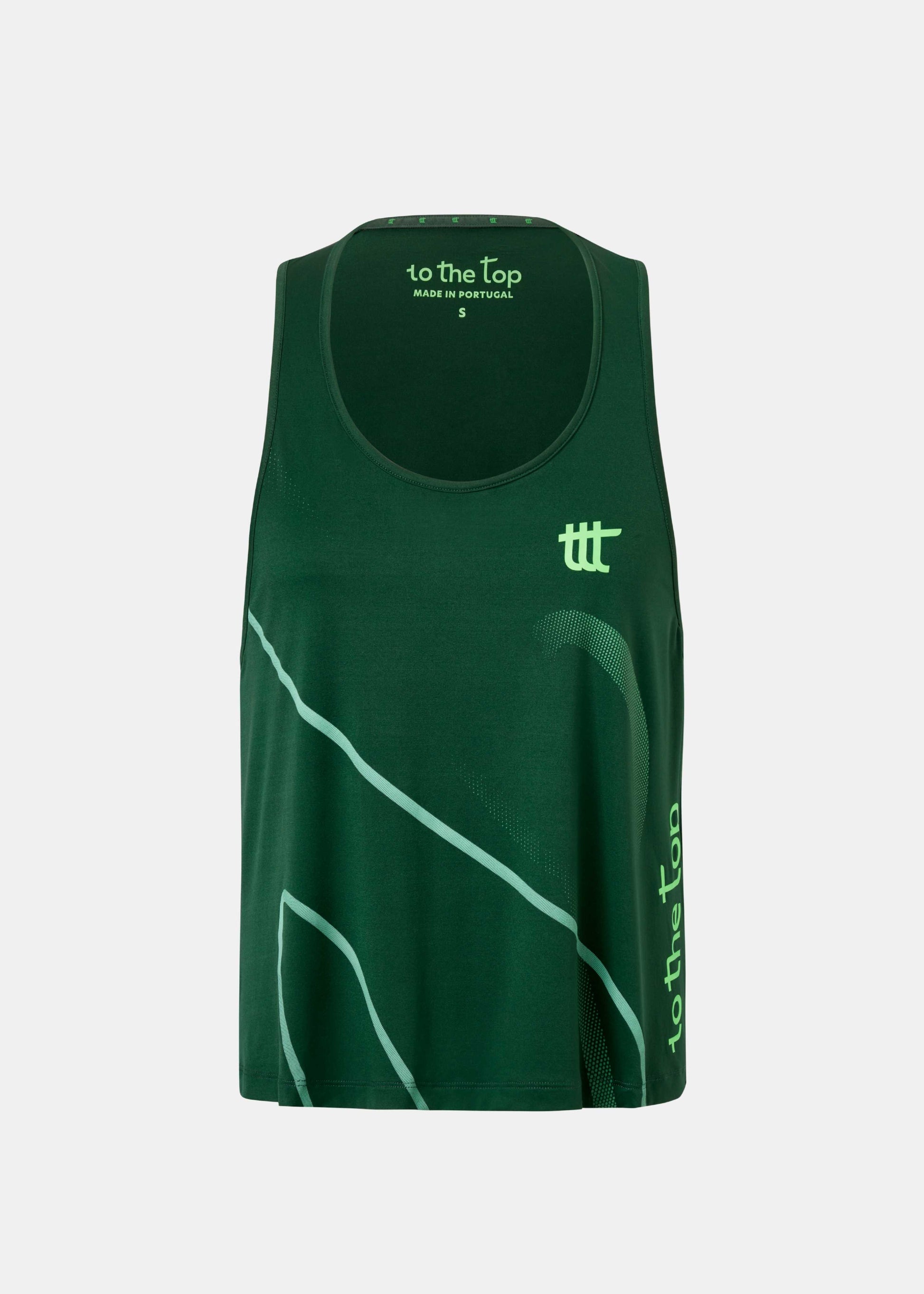 Premium Damen Tank Top in Grün aus der Pace Kollektion von to the top